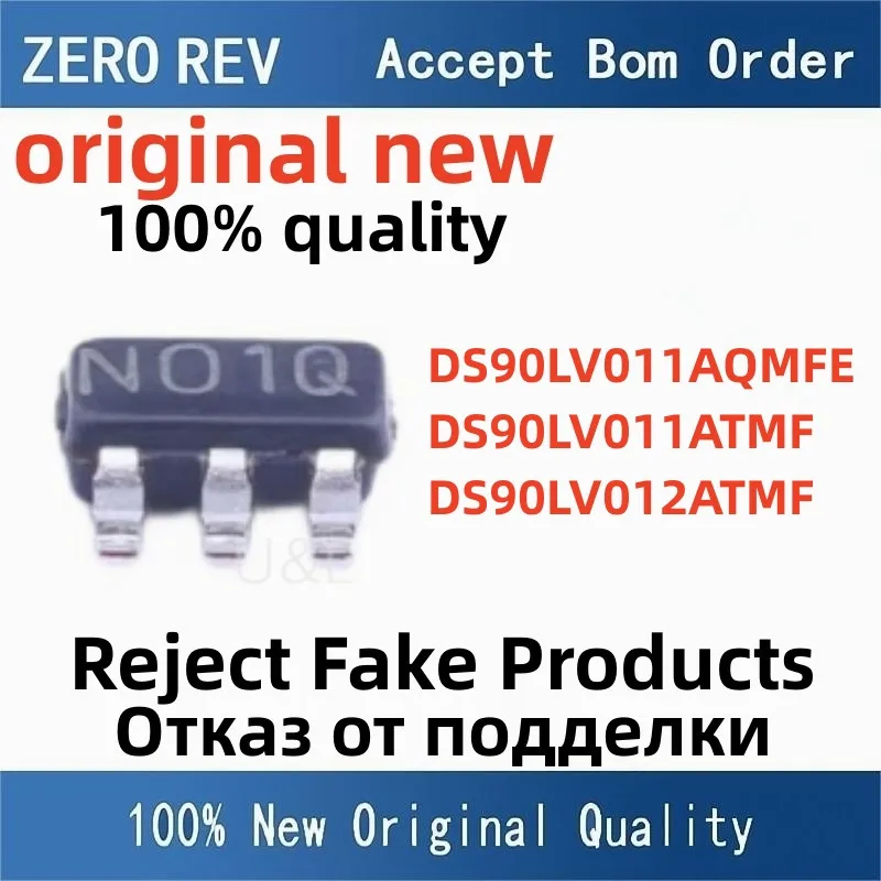 

100% New DS90LV011AQMFE/NOPB N01Q DS90LV011ATMF/NOPB N01 DS90LV012ATMF/NOPB N02 SOT-23-5 Brand new original chips ic