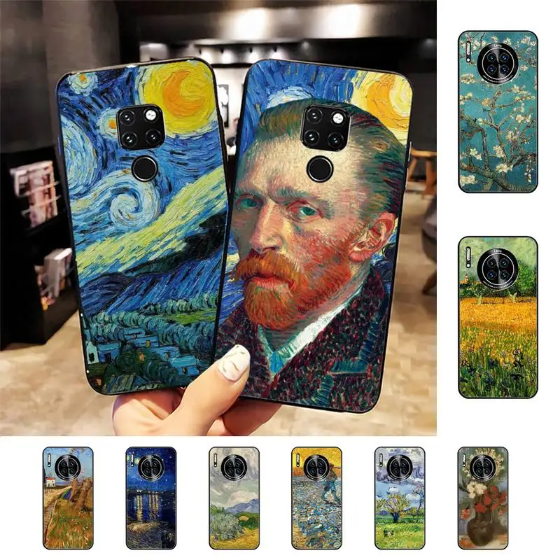 

Van Gogh oil painting Phone Case for Huawei Mate 20 10 9 40 30 lite pro X Nova 2 3i 7se