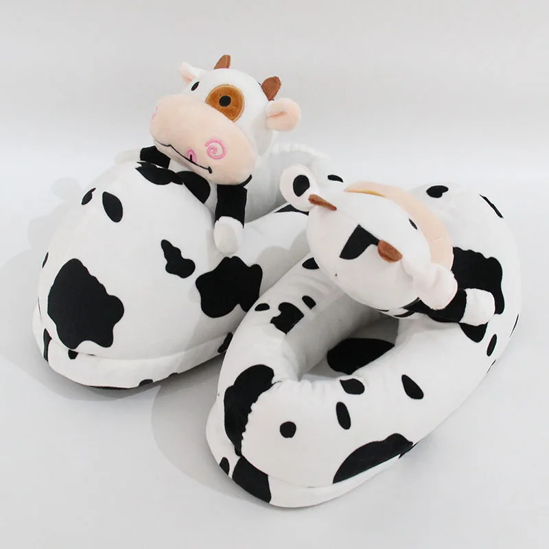 Тапки унисекс большие размеры 35-42 теплые зимние тапки с рисунком собаки