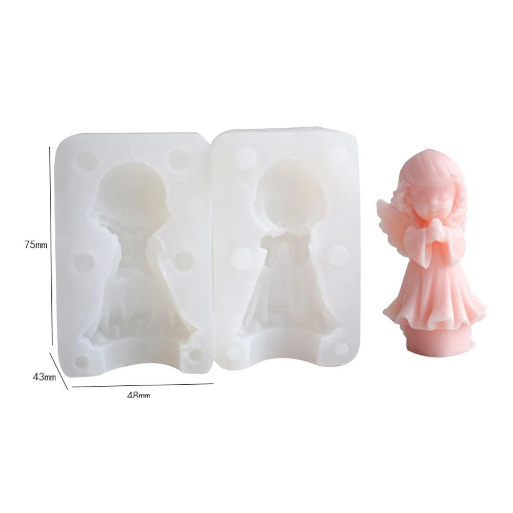 Силиконовые формы с милым ангелом для изготовления свечей Ароматические мыла