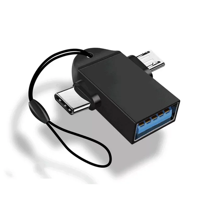 

NB For Android Type-C 2-in-1 OTG Adapter Otg Type C Cable Tablet Hard Disk Drive Flash Disk USB Mouse Converters