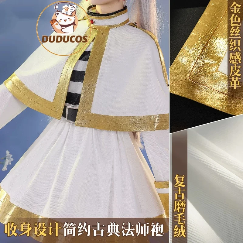 Фото В НАЛИЧИИ: Костюм для косплея Фрирен (Frieren Cosplay) из аниме DUDU-SR, женский костюм ведьмы на Хэллоуин, косплей Фрирен №2