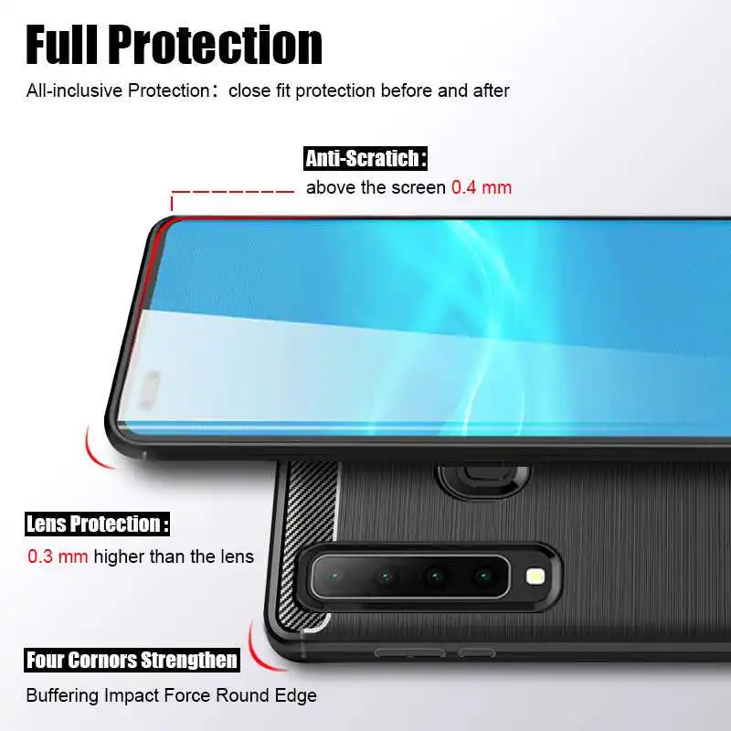 Ударопрочный Мягкий чехол Katychoi для Samsung Galaxy A9 2018 A8 Plus A7 A6 телефона - купить по