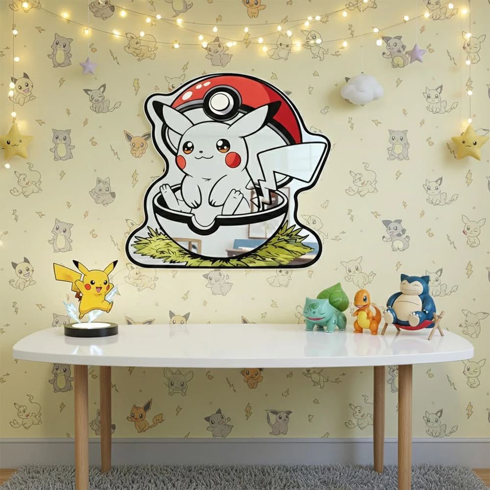 Фото Dragon Ball Z\Pokemon\One Piece Аниме Зеркало Генгар/Пикачу Зеркало превращается в гостиную сцену манги №3