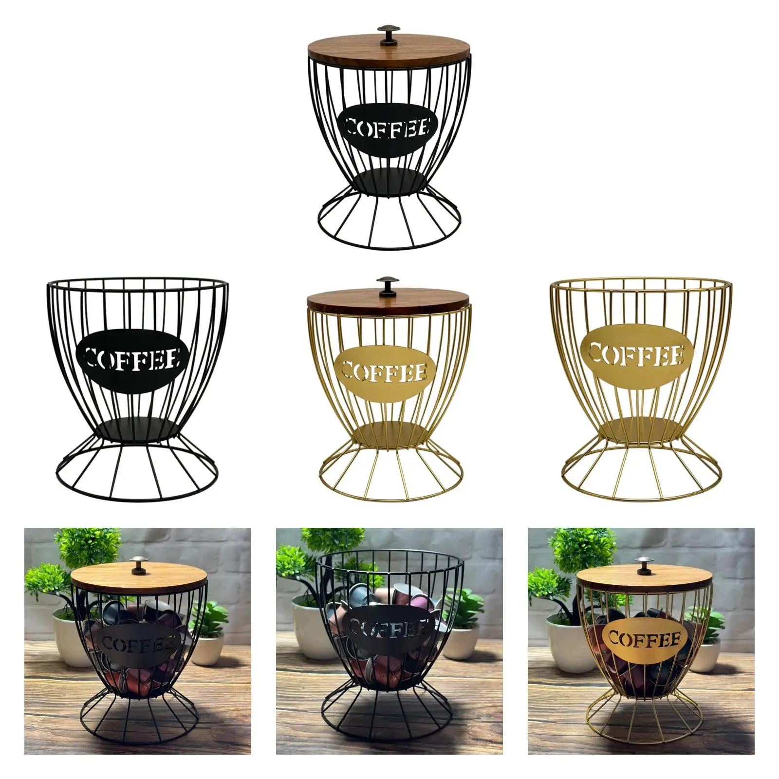 Держатель для кофейных стручков в деревенском стиле портативный многоцелевой