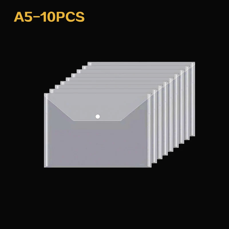 

Прозрачная пластиковая папка А5