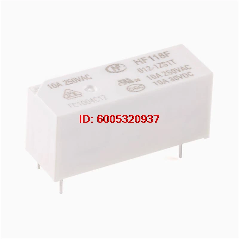 Фото 10 штук HF118F/005-1ZS1T, HF118F/012-1ZS1T, HF118F/024-1ZS1T DIP-5. Новое силовое реле HF118F-024-1ZS1T, HF118F-012-1ZS1T. №5