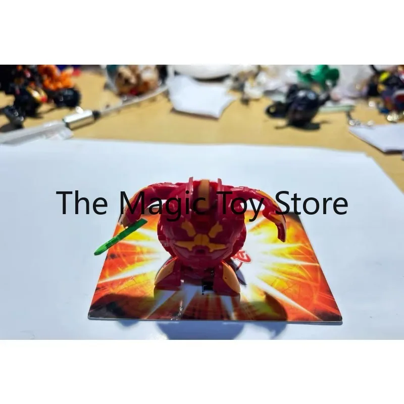 Фото Оригинальная коллекционная фигурка Sega Bakugan: Разделённый Дракон, Огонь сверху, Ветер снизу, Разделённый ходячий жук с огненным атрибутом №3