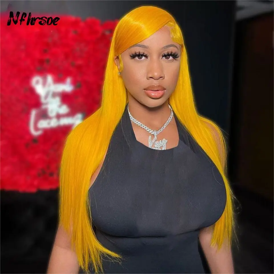 13x4 Bone Straight Hd Lace Frontal Human Hair Wigs Brazilian 613 Blonde Colored Lace Front Wig For Black Women