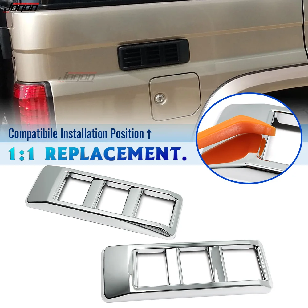 2 шт., декоративные крышки на вентиляционное отверстие автомобильного бокового брызговика для Toyota Land Cruiser 70 серии LC70 LC71 LC73 LC75 LC76 LC78