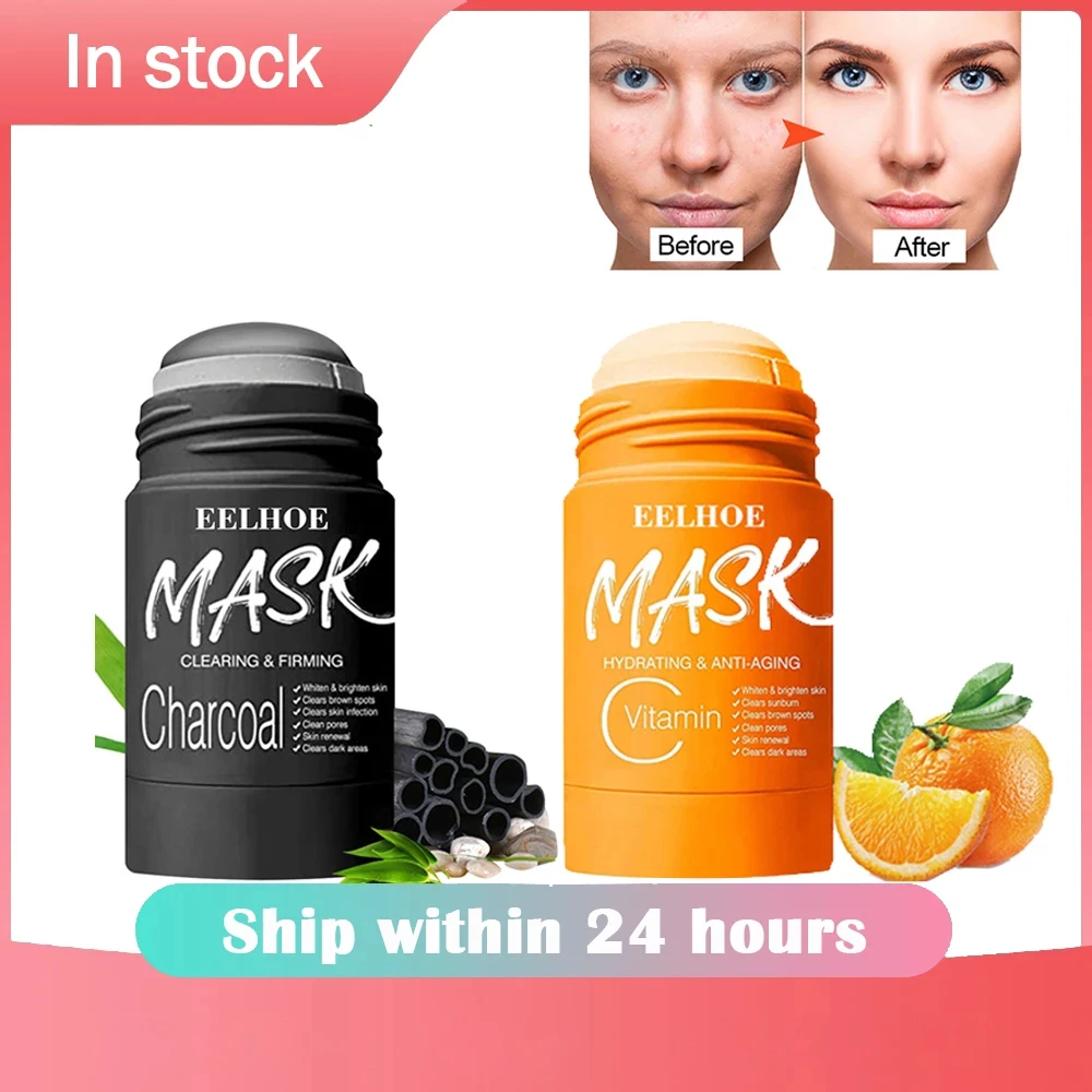 

Green Tea Mask Clean Face Mask Stick Oil Control Face Mask Cleans Pores Dirt Moisturizing Hydrating Whitening Face Skin Care