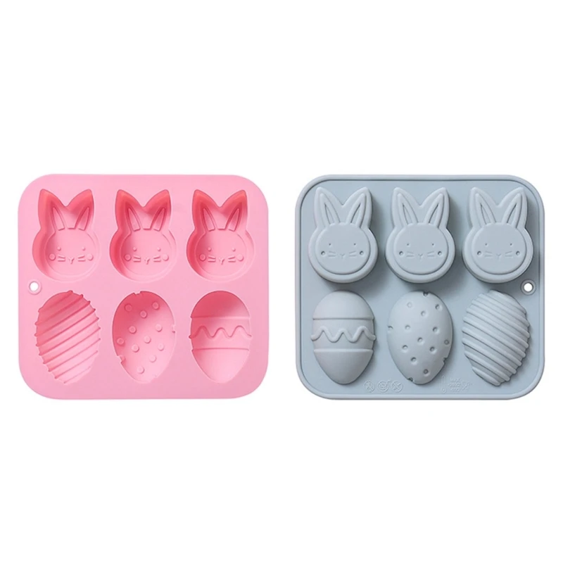 

448B Easter Series Silicone Mould Fondant Chocolate Making Cake Tool Decoration Mold Oven Available DIY Art Baking Mold