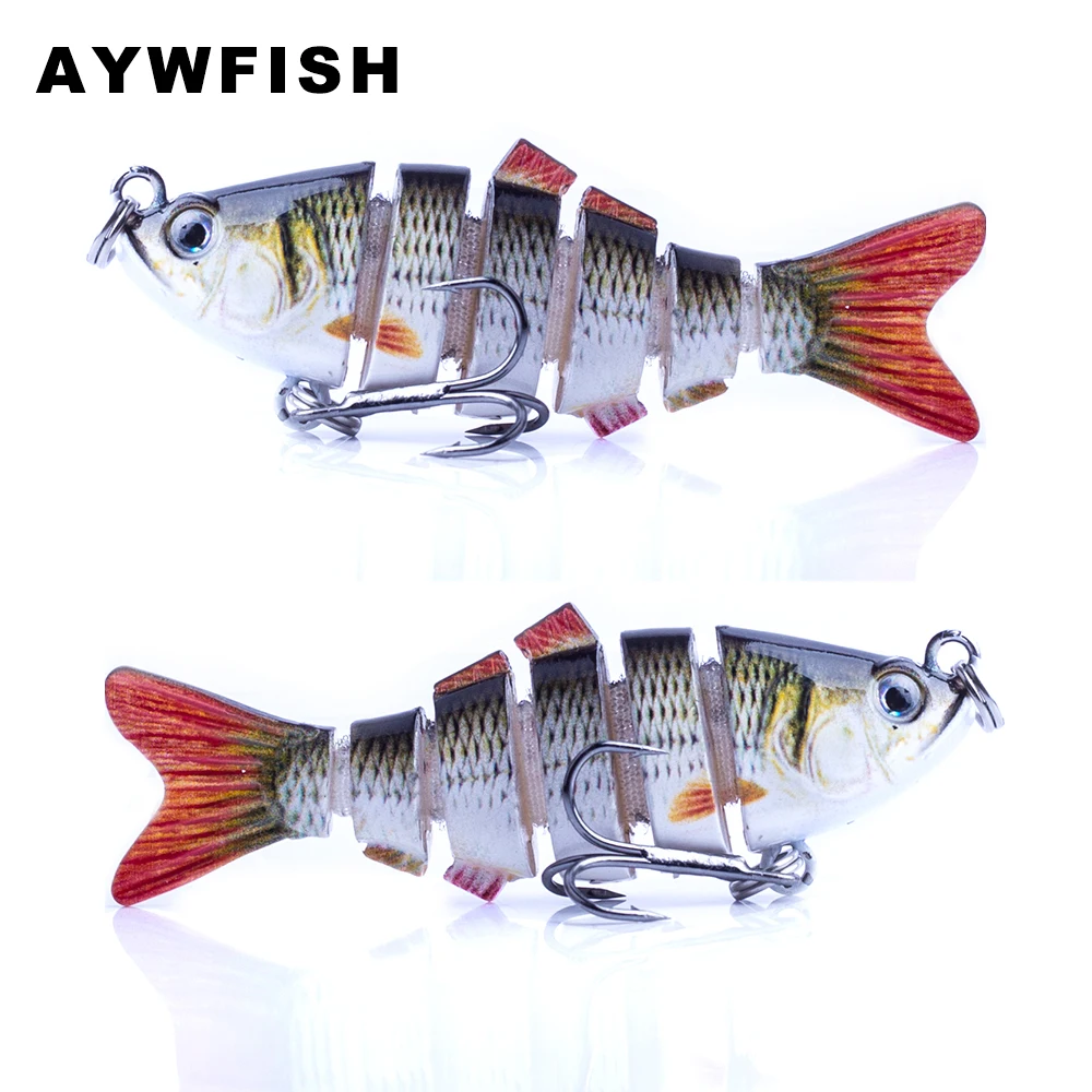 AYWFISH 7 см 8 5 г мини-свимбейт с объемными глазами многосекционная рыболовная