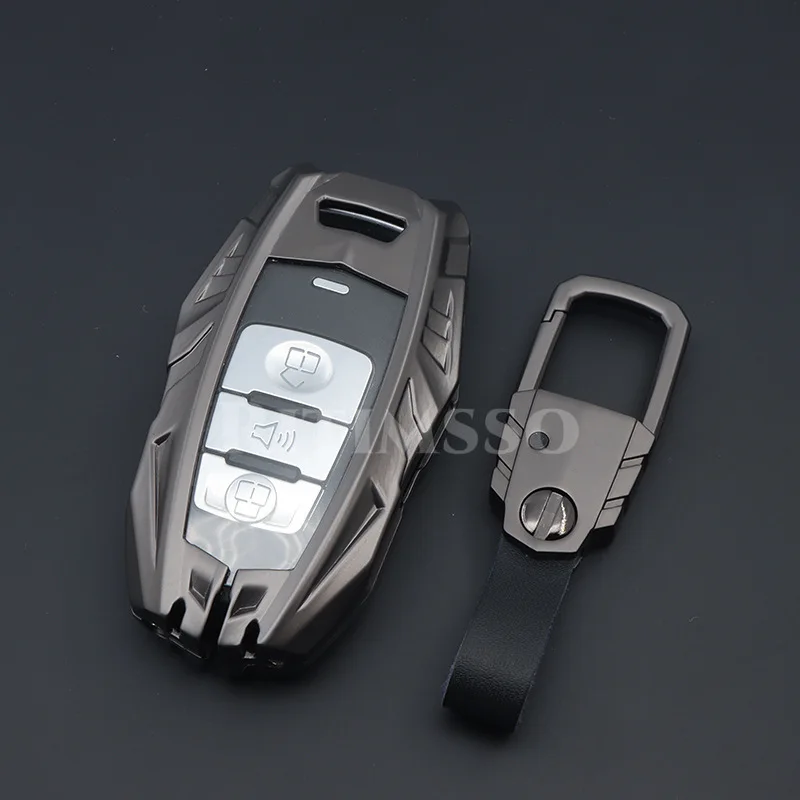 Автомобильный пульт дистанционного управления для Haval Jolion Hover F7 F7x H6 H7 H9 F5 H2S, сплав + ТПУ, аксессуары для автомобиля Автомобильный пульт дистанционного управления для Haval Jolion Hover F7 F7x H6 H7 H9 F5 H2S, сплав + ТПУ, аксессуары для автомобиля