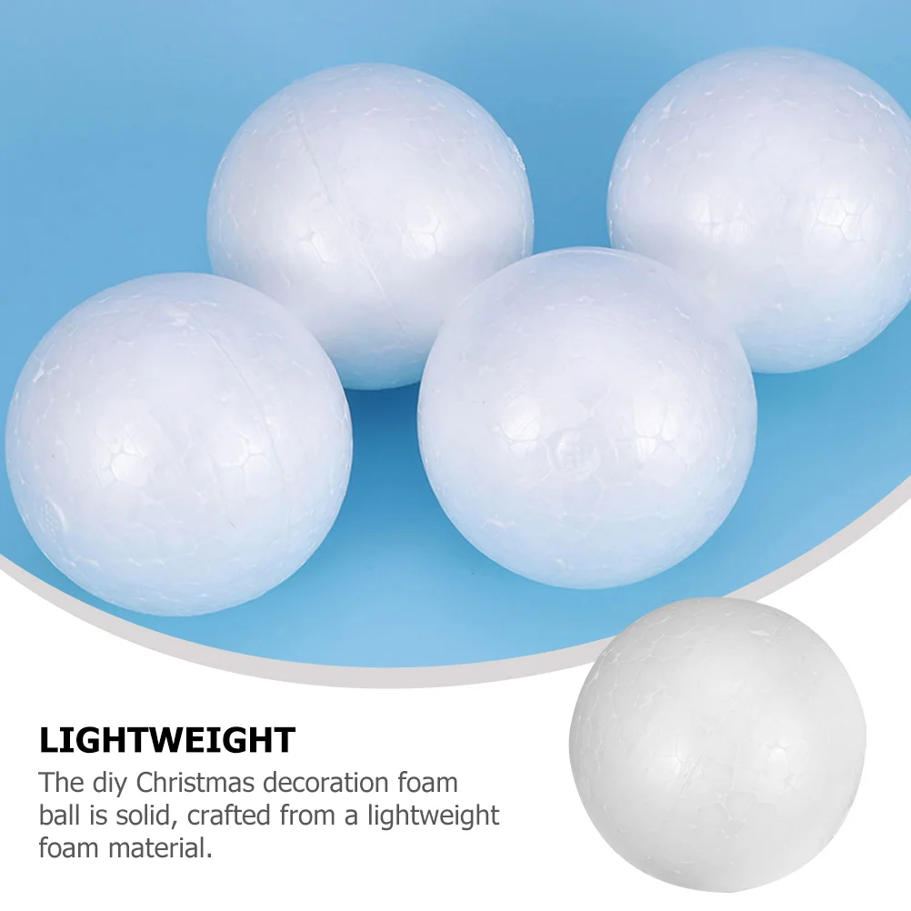 

Christmas Decoration Ball Craft Foams Balls Nativity Ornaments DIY Hanging Decors Kids Crafts The Bubble Material