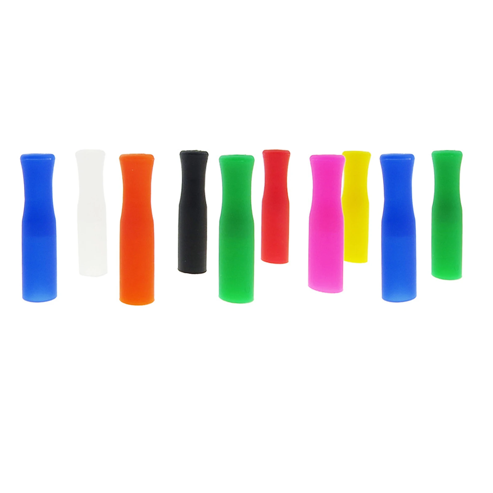 

10pcs Anti Scald Random Color Soft Accessories Silicone Tips Straw Cover Lips Teeth Guard Easy Clean Food Grade Protective
