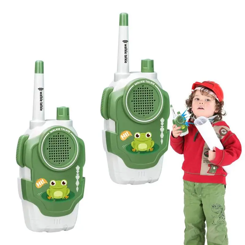 

Kids Walkie Talkie Mini Phone Call Children Cartoon Talkie Walkie Long Range 2 Way Radio Interphone Boys Girls Birthday Gifts