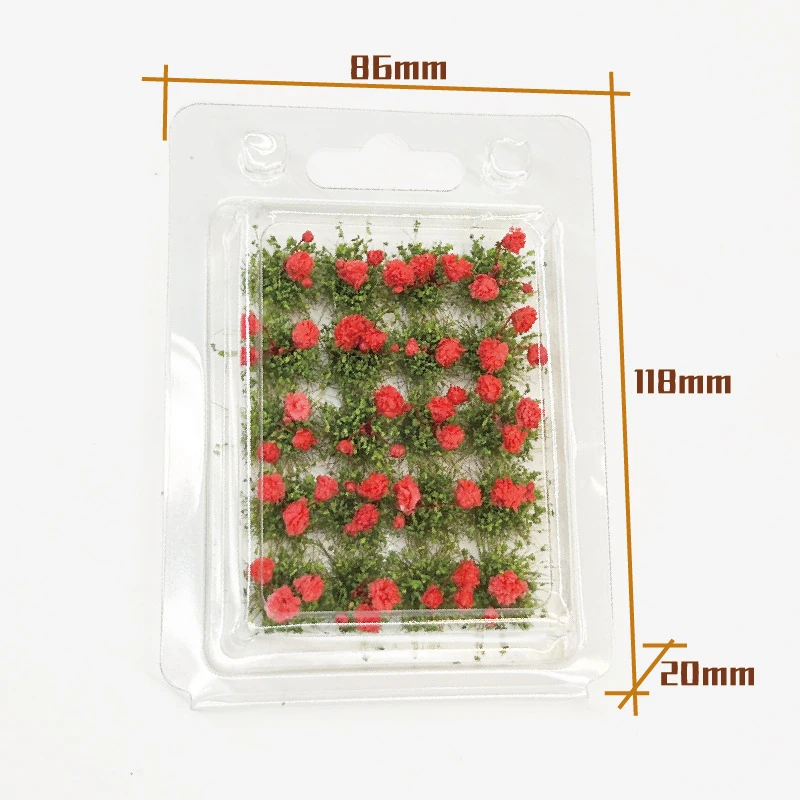 20 шт./коробка миниатюрные цветы игрушки имитация травы