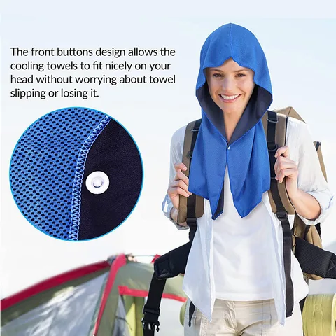 Морозочувствительное спортивное полотенце  Cold-sensitive fiber