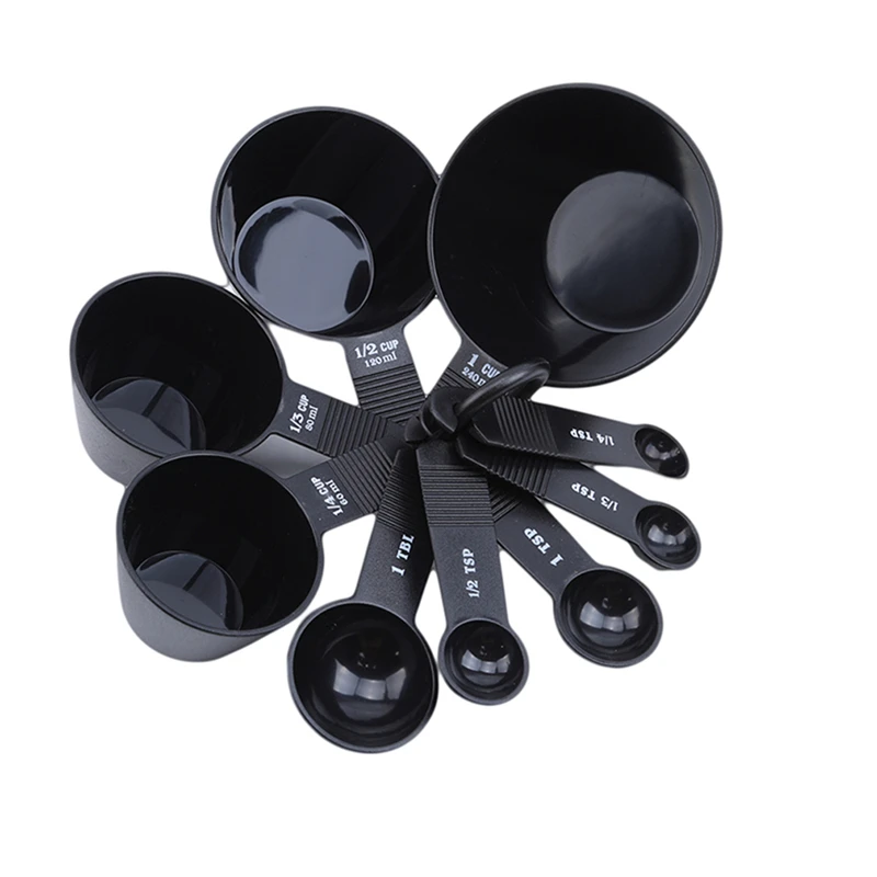 

9Pcs/Set Plastic PP Measuring Cups Cake Scoop Kitchen Measure Tool For Flour Sugar Salt Bakeware Baking Tool Measuring Spoon