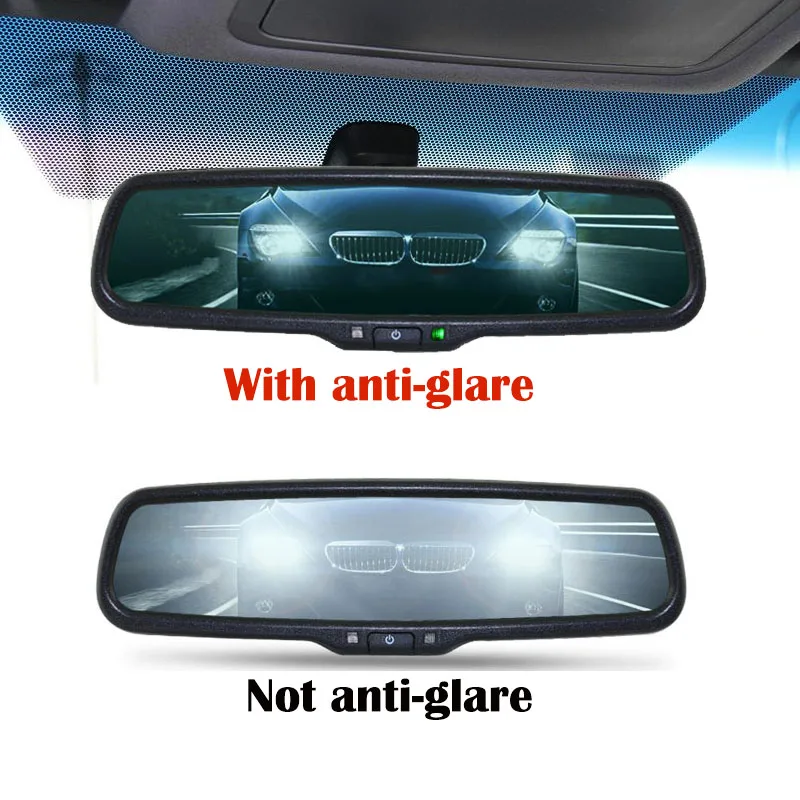 

Внутреннее зеркало заднего вида с автоматическим затемнением, антибликовое зеркало заднего вида со специальным кронштейном для Honda Toyota Hyundai Ford Volkswagen