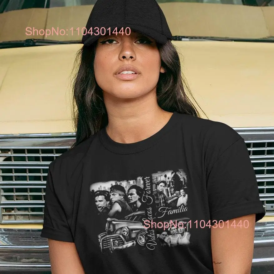 Футболка Vatos Locos Chicano For Dad Mom Familia Movie Barrio Nephew Lowrider с длинными или короткими рукавами