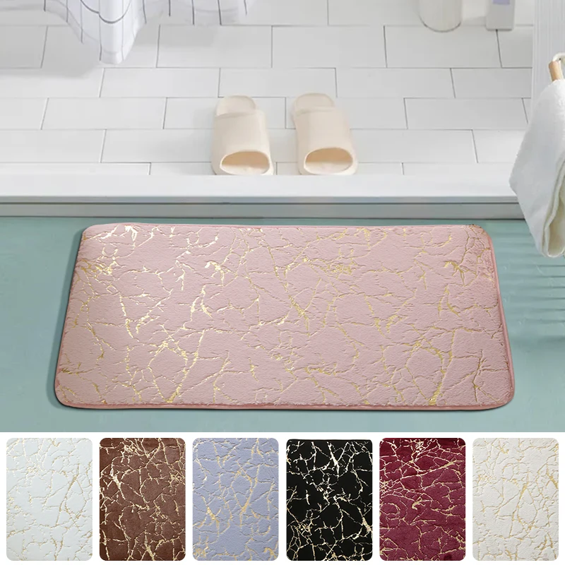 

Bath Mat Balcony Bedside Bedroom Window Bedside Luxury Non Slip Rug Bathroom Absorb Water Fashion Mats