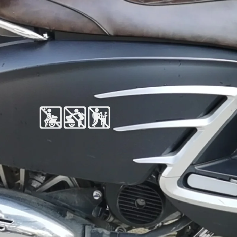 

Dont Touch My Motorbike Аксессуары для мотоциклов Waring Mark Наклейки Виниловые водонепроницаемые 16 см x 5 см