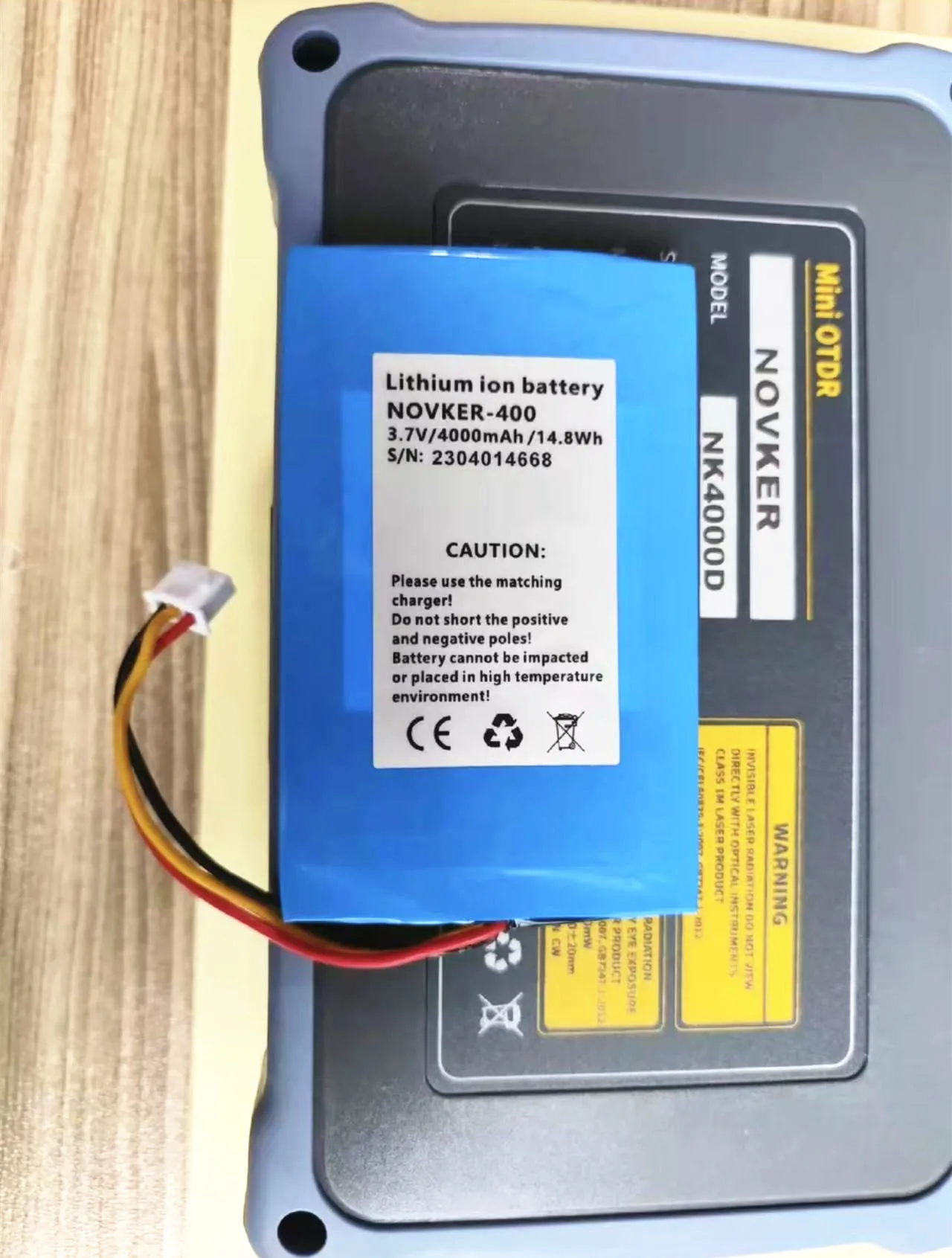 Оригинальный литиевый аккумулятор NOVKER NK3200 NK3200D NK3200F NK4000 NK400T MINIOTDR