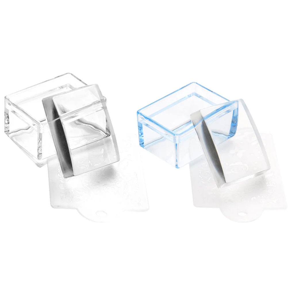 Штамп для ногтей компактный 2 шт.