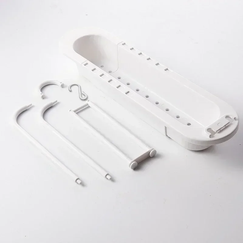 Телескопическая полка для раковины сушилка кухонный органайзер держатель