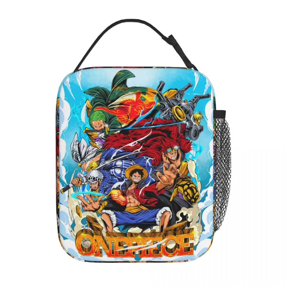 

Anime One Piece Worst Generation Merch Insulated Lunch Bag School Luffy Killer Food Box New Arrival Cooler Thermal Lunch Box