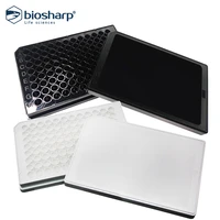 96 holels biosharp cell culture plate sterilized microplate lab luminescent plate flat bottom with lid white version
