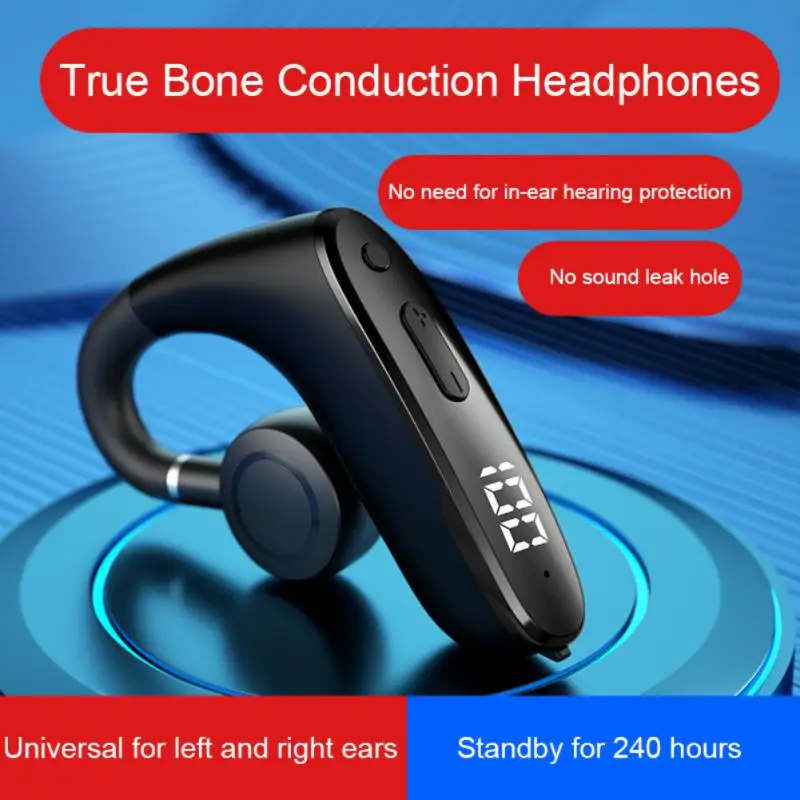 New W8 Wireless Headset, Bluetooth 5,0, Bone Conducting Audio Equipment, OpenEAR, Outdoor Sports, Stereo, Waterproof, Microphone