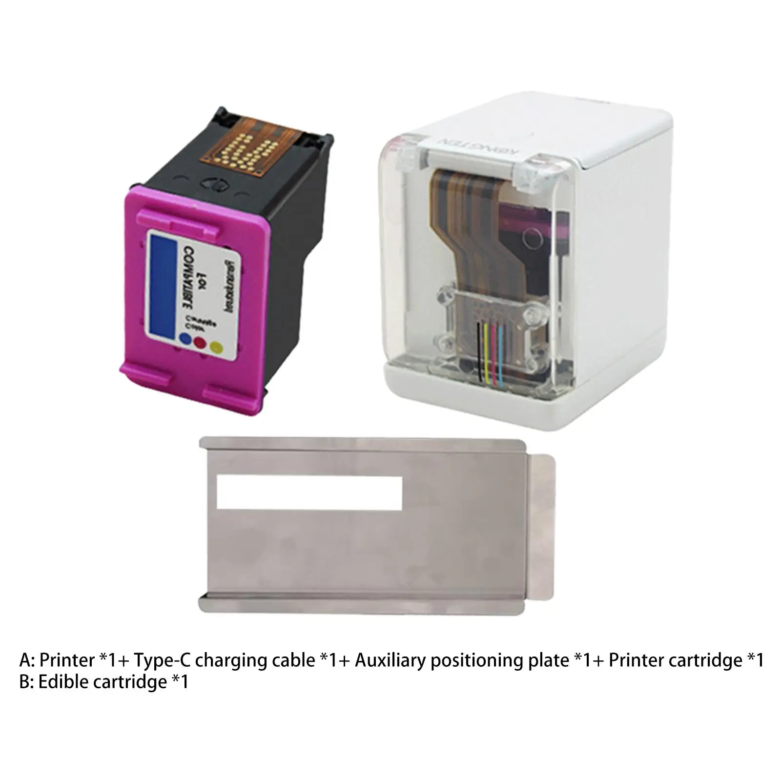 

Mini Edible Ink Portable Jet Food Printer for Coffee Bread Label Printer
