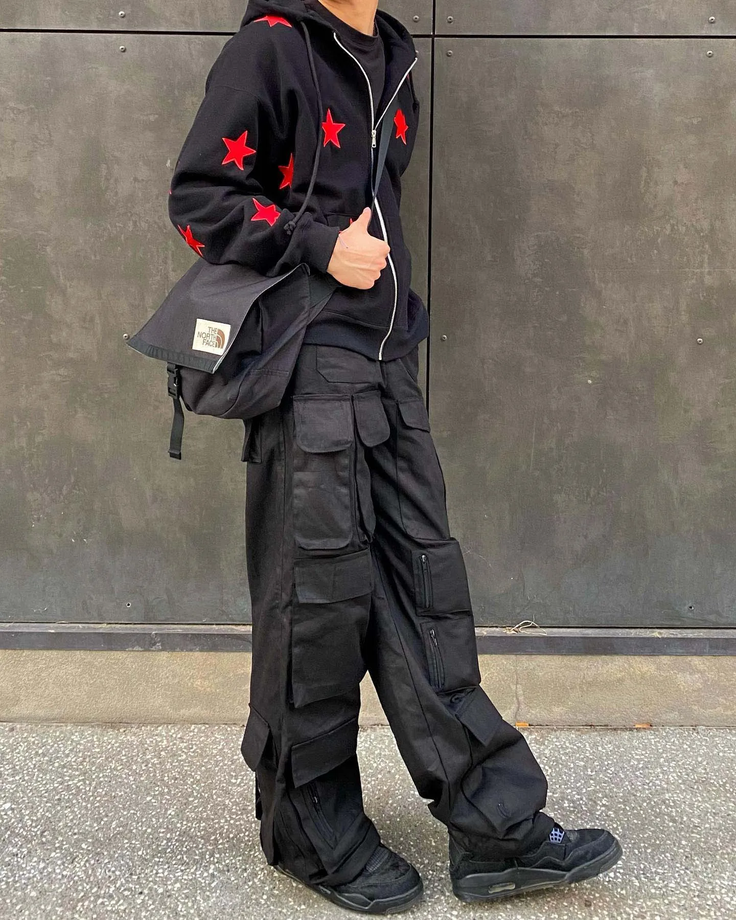 Новинка винтажная модная мужская Толстовка со звездами и рапиками с длинными