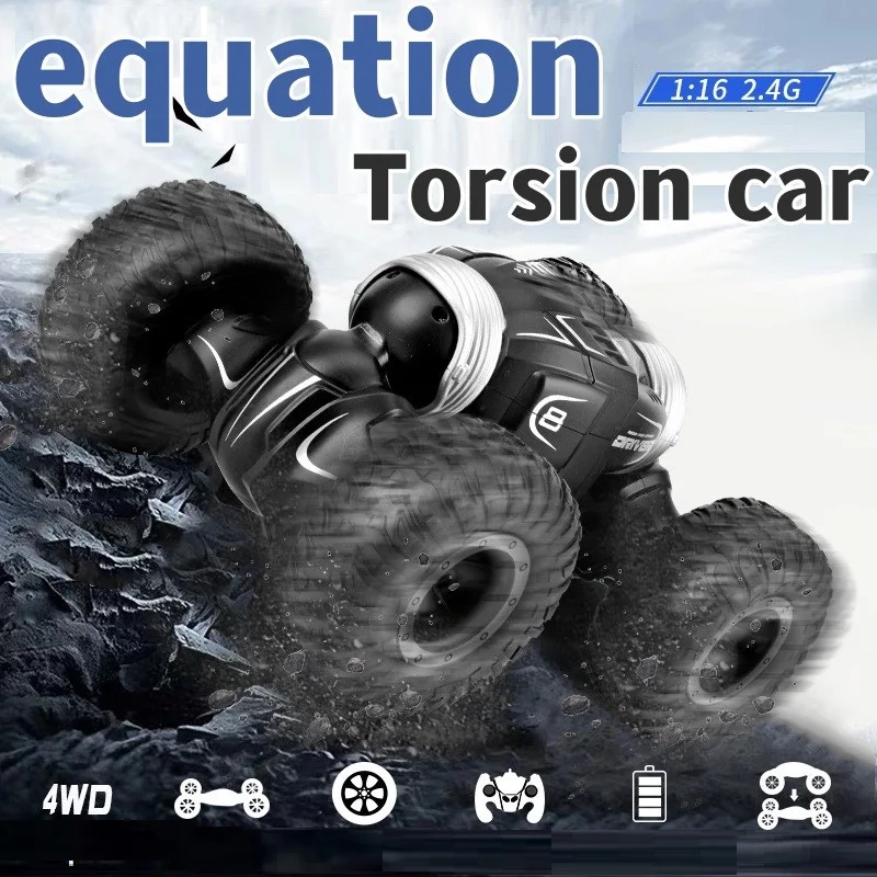 

Car Four Effects Mountaineering Toy Off Remote Special Rc sided Control Vehicle Road Twist Car Induction Double Car Wheel