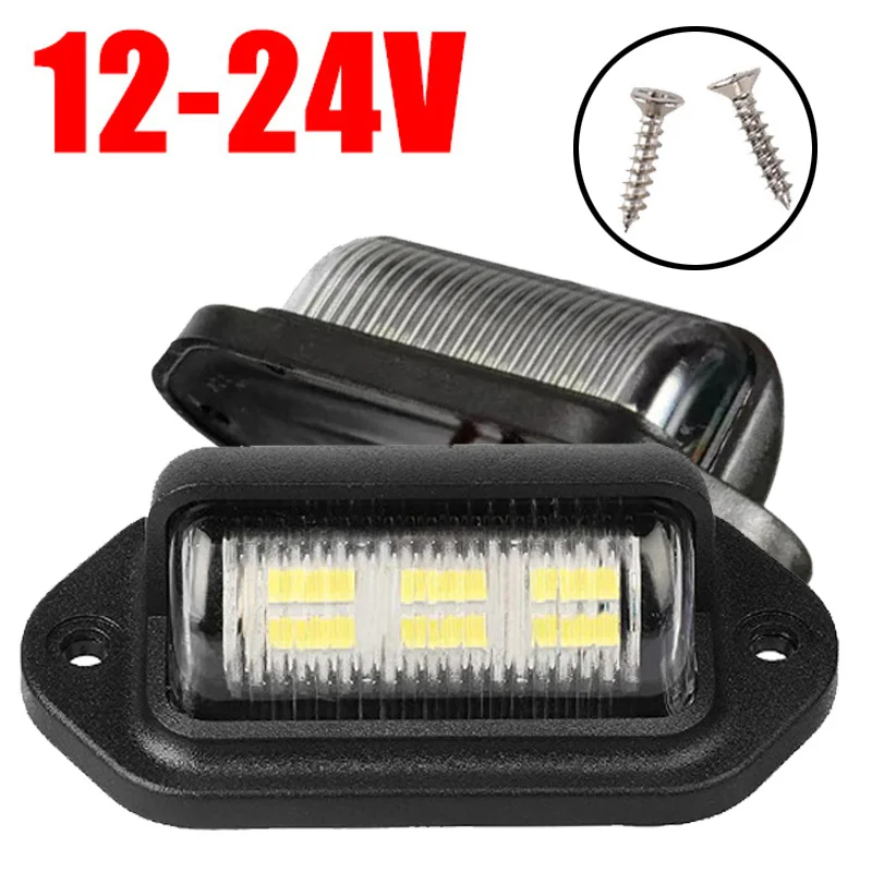 

6 LED License Plate Light Concierge Dome/roof Side Single Light for Car Truck SUV RV Trailer Van Boat Trailers Accessories