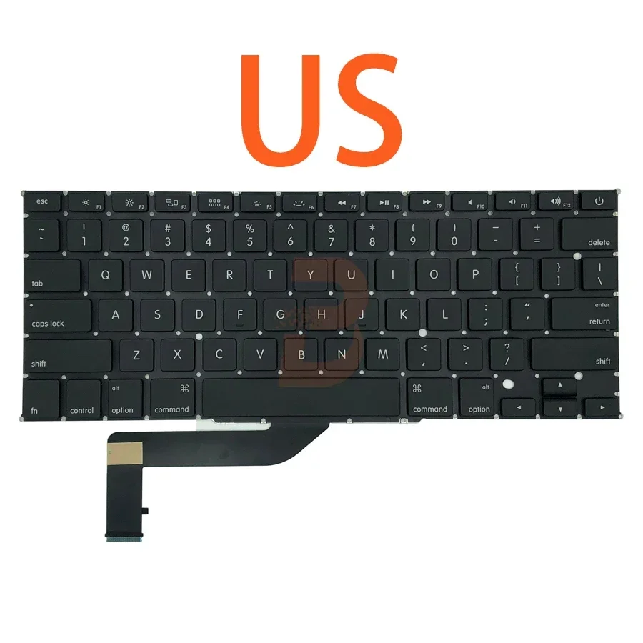 Новые клавиатуры для ноутбуков Macbook Pro Retina клавиатура A1398 15 дюймов США