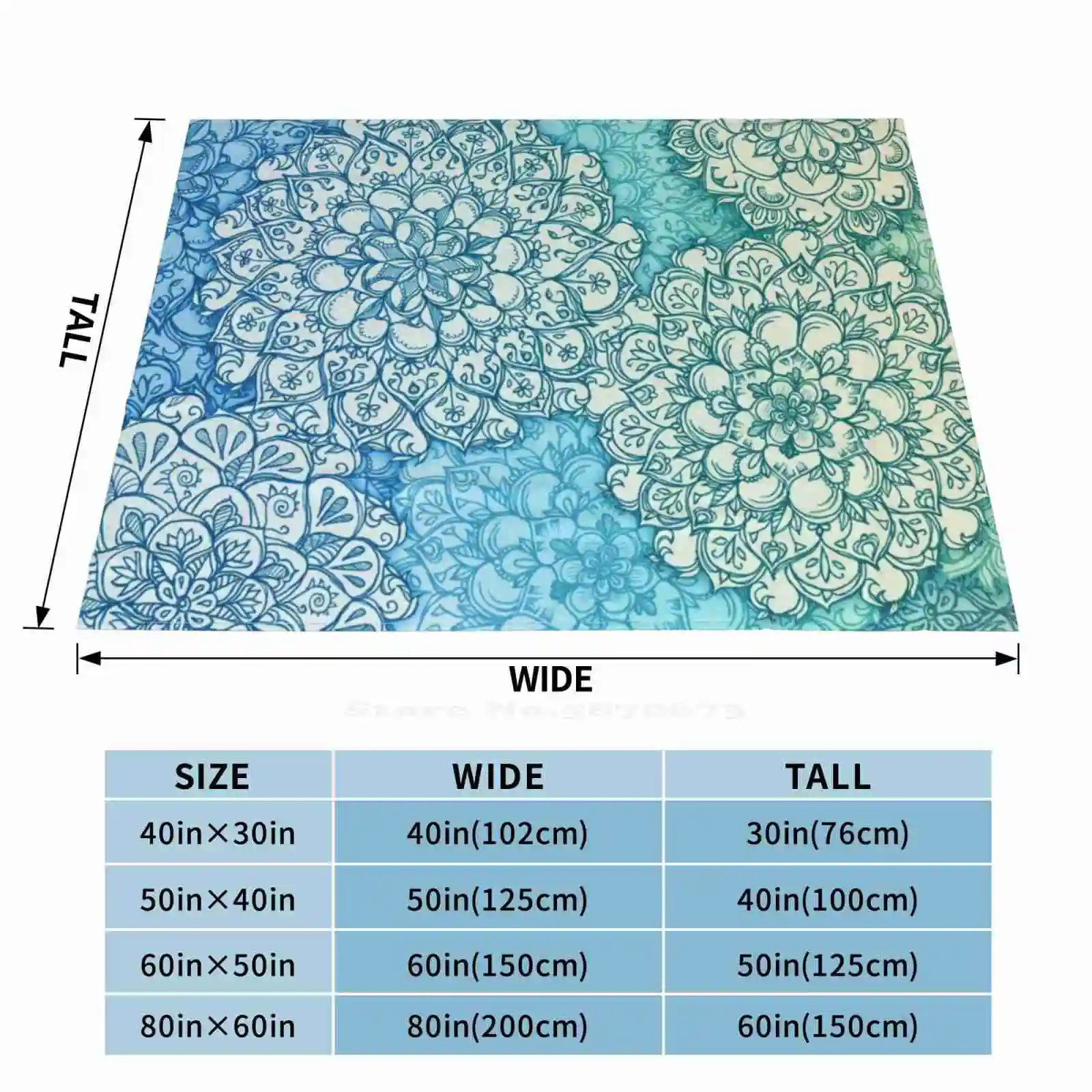 Шариковая ручка Doodle Poem Мягкое теплое одеяло Micklyn Синий Зеленый Мятный Аква-крем