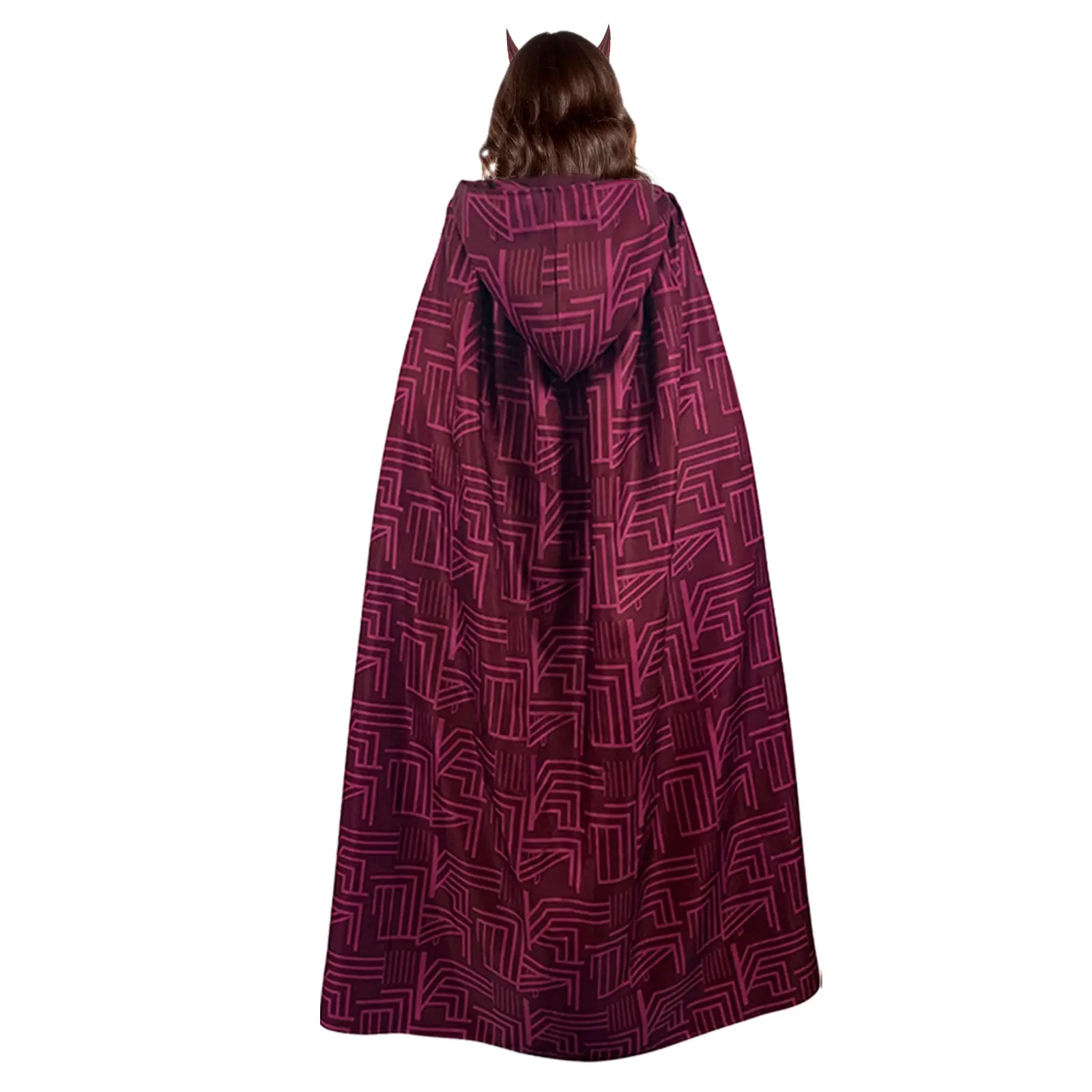 Костюм для косплея P-jsman Wanda Vision Scarlet Witch Женский карнавальный костюм маска на заказ