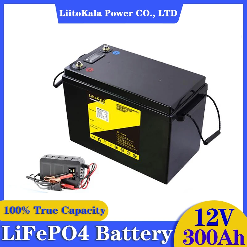 

Аккумуляторная батарея LiitoKala, 12 В, 12,8 Ач, 4000 в