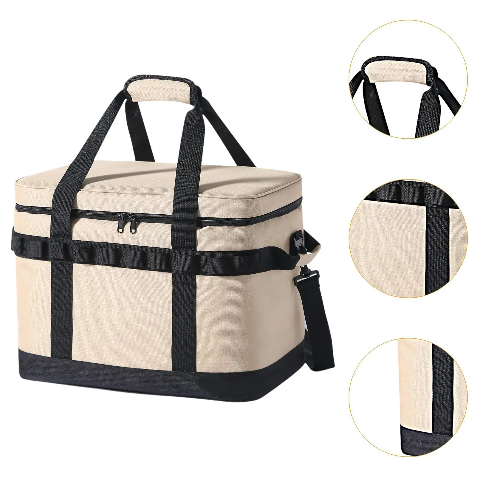 Сумка для переноски гриля изолированная сумка доставки еды сумка-тоут кемпинга