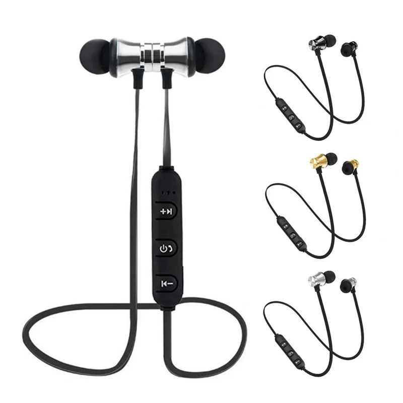 Magnetic Wireless Earphone Bluetooth Earphone Stereo Sports Waterproof Earbuds Wireless in-ear Headset with Mic Free shipping