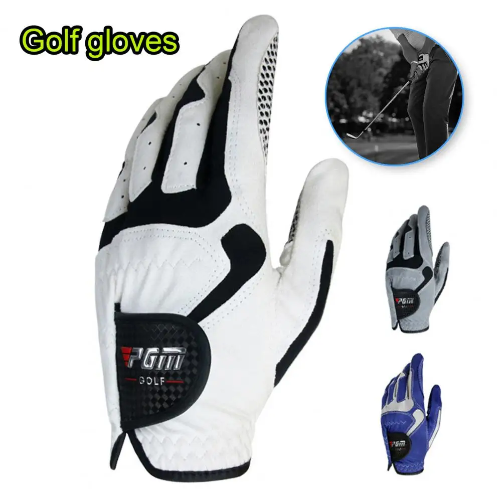 

PGM Golf Gloves Anti Slip Breathable Golf Supplies Left Hand Reliable Fit Compression Golf Glove for Outdoor Golf Supplies