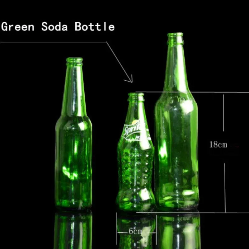 Бутылка самозрыва - бутылка зеленой газировки (6 шт.) Бутылки дьявола-колы