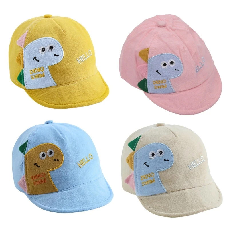 

67JC Cute Cartoon Baby Sun Hat Summer Girls Boys Baseball Caps Infant Toddler Beach-Hat Animal-Pattern Coorful Hat Gift