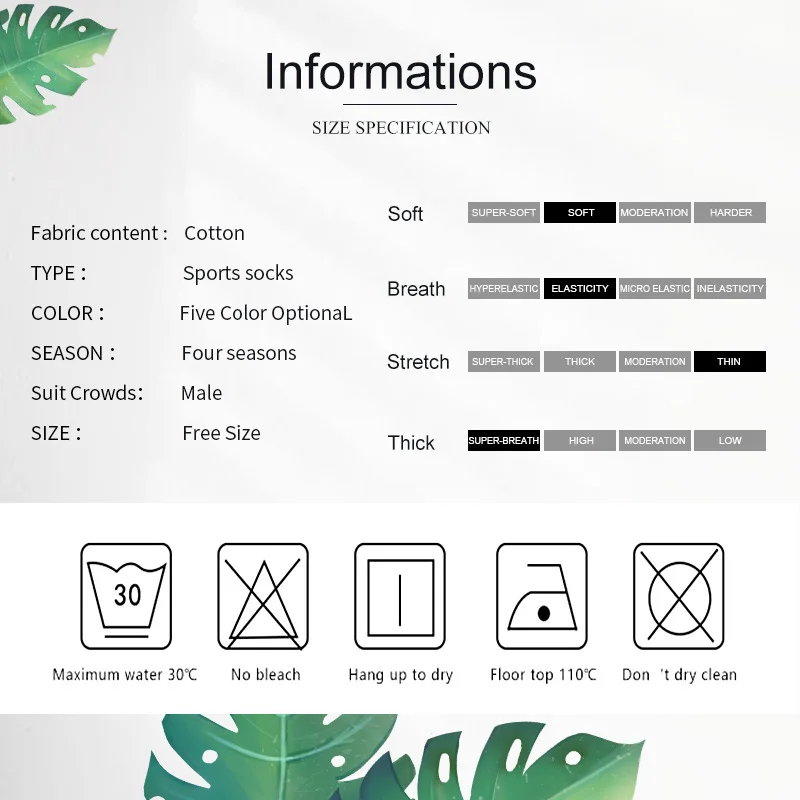 10 Pieces=5 Pairs/lot Men Breathable Socks Middle Tube Casual Socks Summer Cotton Sports Socks Absorb Sweat Funny Socks for Men