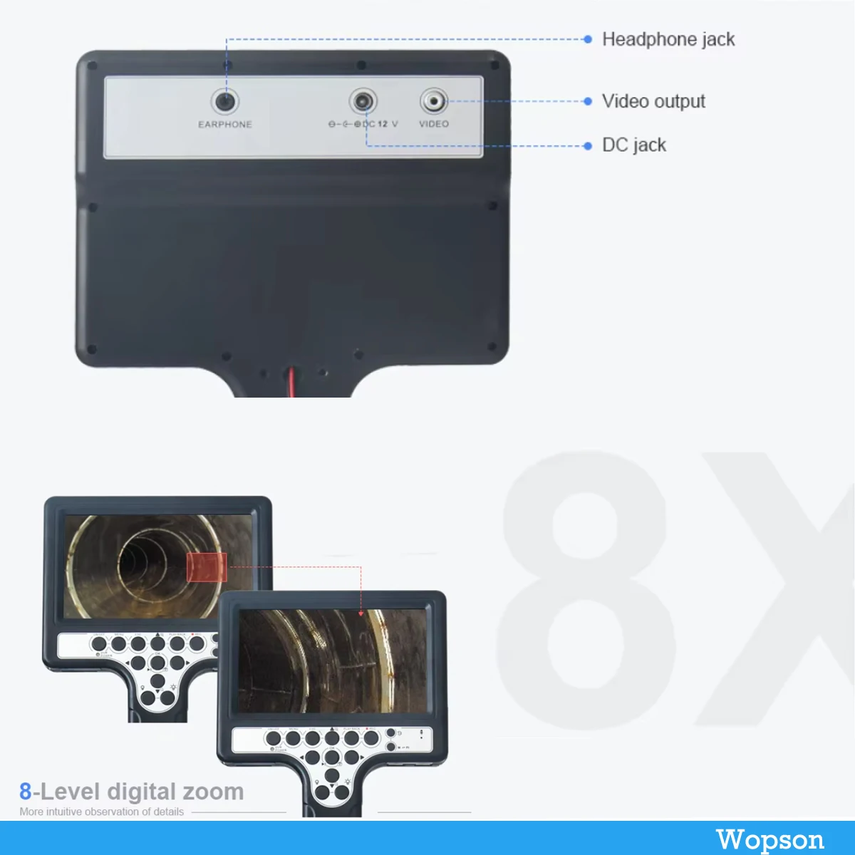 7-дюймовый портативный ЖК-монитор с TFT-экраном чехол для портативной камеры