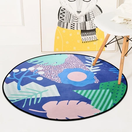 

Creative cartoon branches art letters non-slip rugs floor mats bedroom living room home decoration